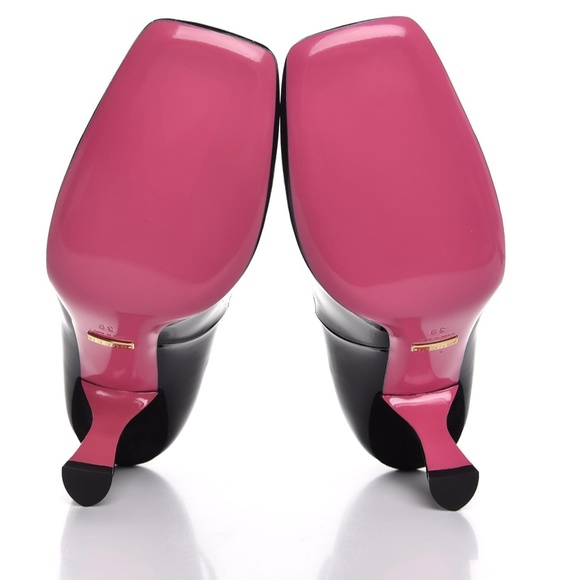 New Authentic Gucci Women's Taide Double Buckle Pumps - Picture 12 of 16